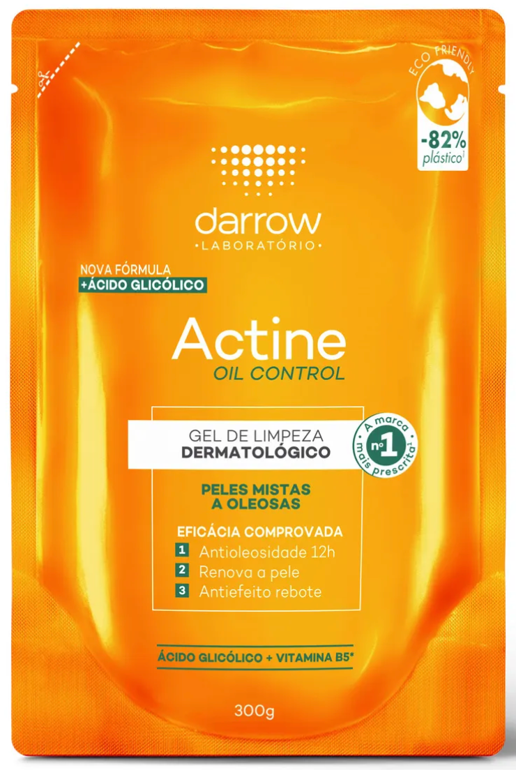 Darrow Actine Oil Control Gel de Limpeza Dermatológico 300g
