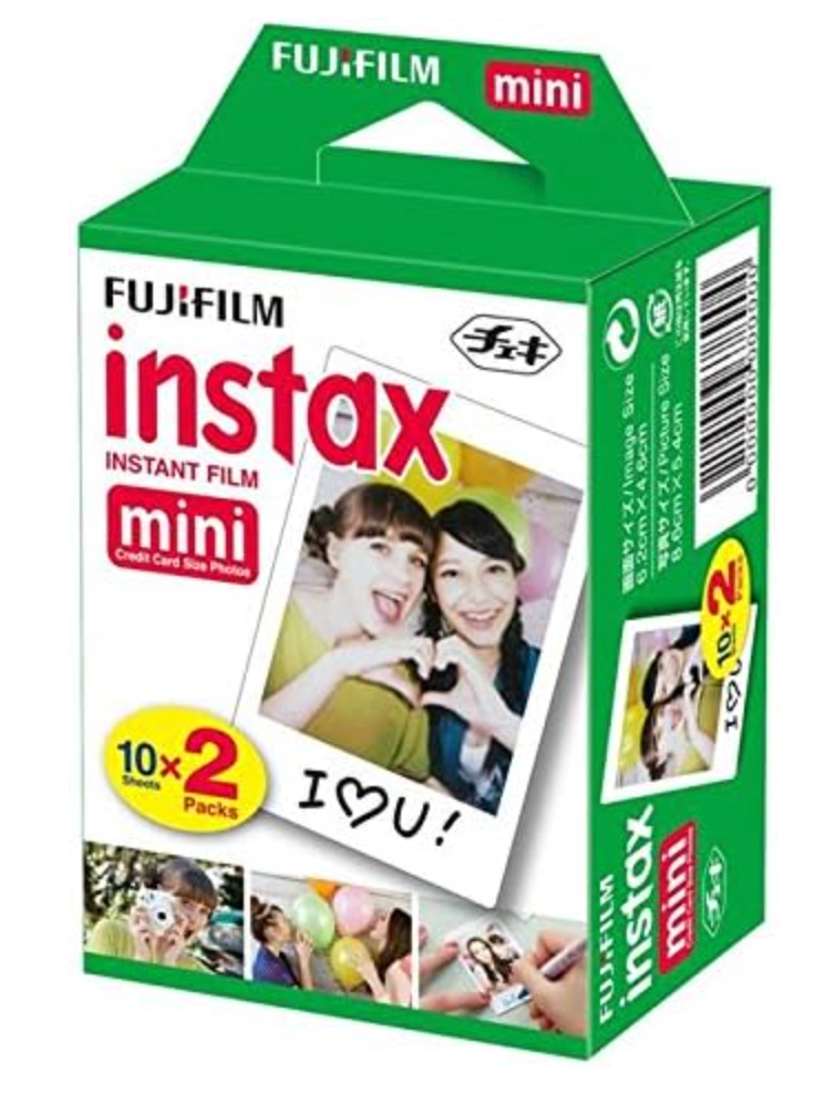 Fujifilm Instax Mini Filme Instantâneo Embalagem Dupla - 20 Folhas