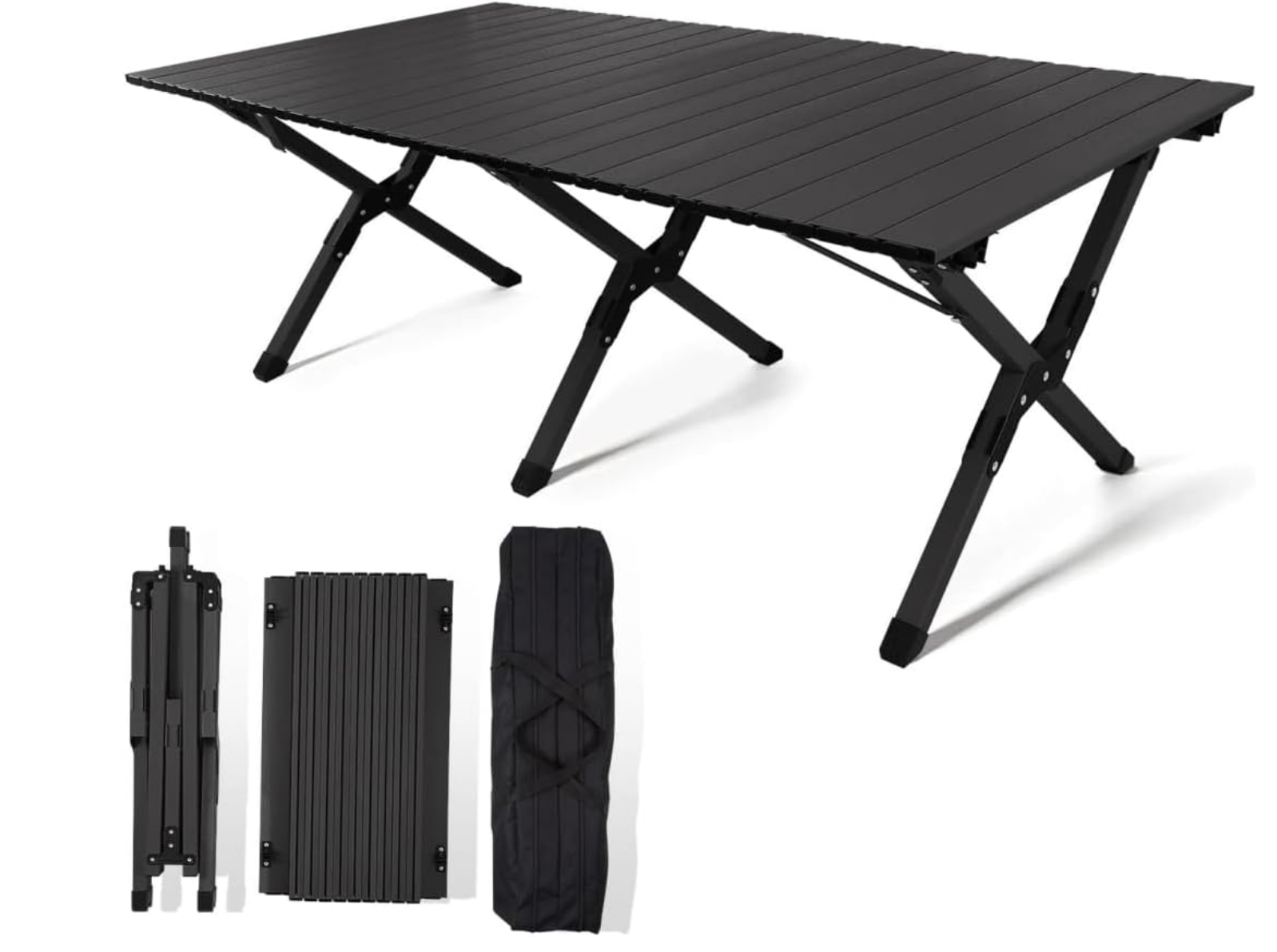 Mesa Dobrável 120cm Resistente Para Camping Garden Life