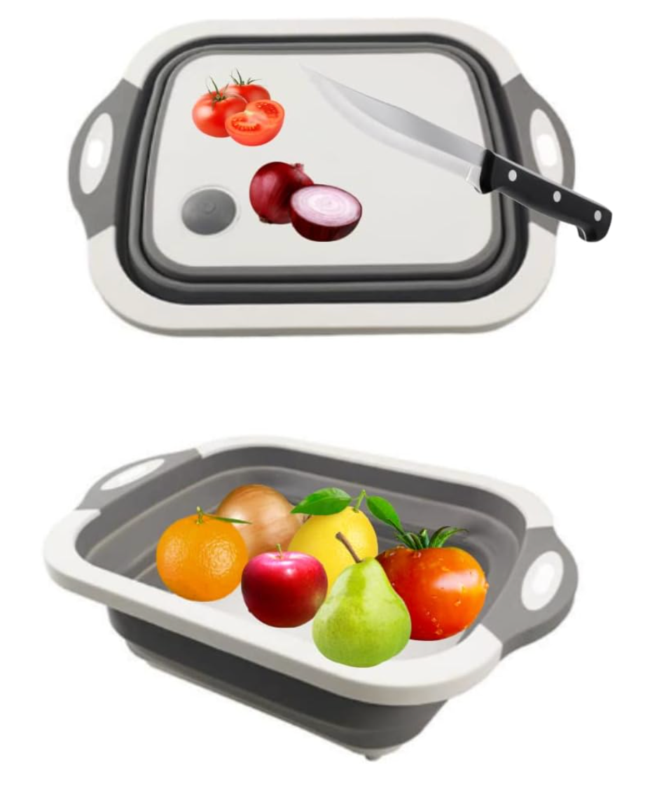 Tábua Bacia Cesta Retrátil Multifuncional Silicone