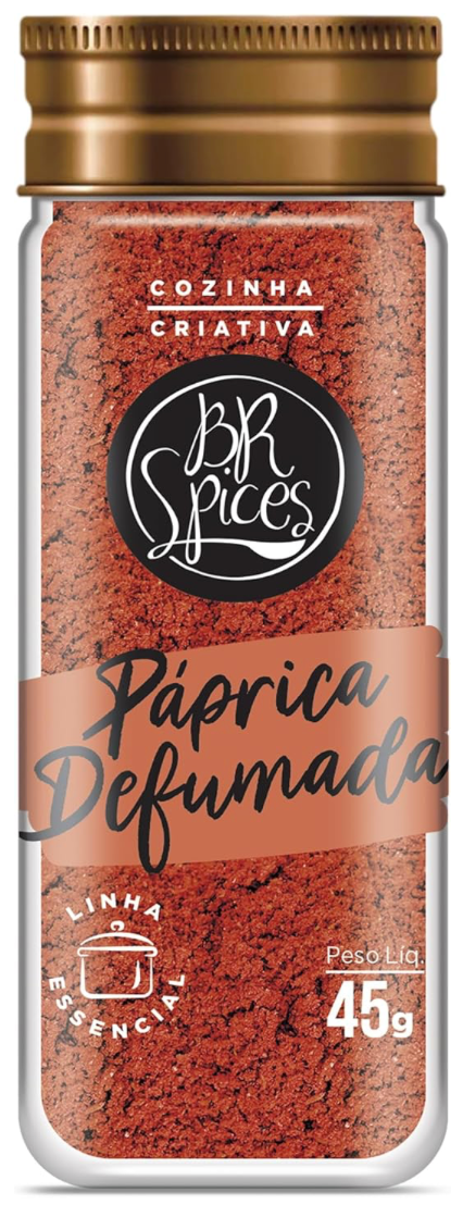 Tempero Páprica defuma 45g - BR Spices